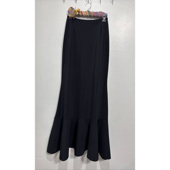 CHIARA BONI LA PETITE ROBE Black Mermaid Dressy Maxi Skirt 40 US 4 Party Formal - Picture 1 of 14